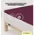 Easy Spannbettlaken für Topper Jersey Elasthan 90 x 190 - 100 x 220 cm purple deep