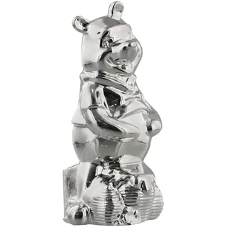 Disney Spardose Winnie Puuh versilbert Höhe 14,5 cm Länge 7 cm Breite 7 cm DI124