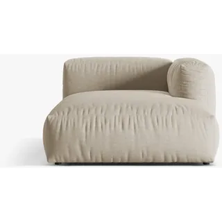 Micadoni Recamiere Martina, Chaise Longue 1-Sitzer Modul beige