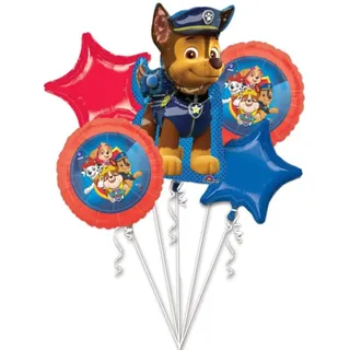 (Fix 1/1) BQT: Paw Patrol Foil Balloon Bouquet P75 (5 piece)