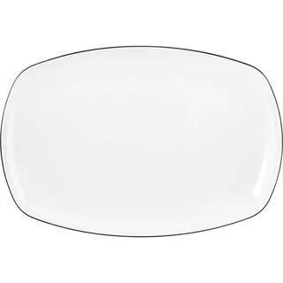 SELTMANN WEIDEN Servierplatte Lido Black Line 35 x 24 cm