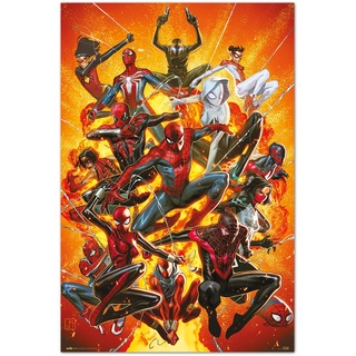 Grupo Erik Poster Marvel Spider-Man - Spider-Geddon 1 Wanddeko 61 x 91,5 cm