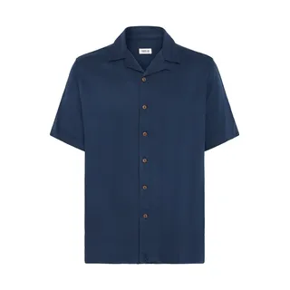 !Solid Kurzarmhemd Blau XXL