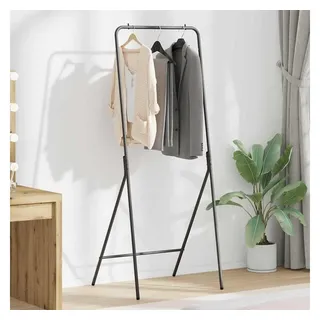 vidaXL Garderobenständer Schwarz 60 x 53 x 155 cm Metall