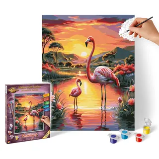 Schipper Malen nach Zahlen Flamingos 1 St. 24 x 30 cm