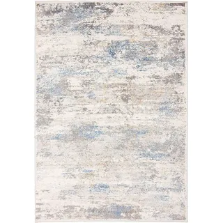 Mazovia Teppich DY-PORTLAND-ABSTRACT, 200x300, Abstraktes, Vintage, Kurzflor, Gemustert beige|blau 200x300