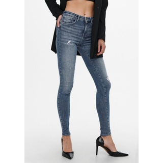 ONLY Skinny-fit-Jeans ONLPOWER LIFE MID PUSH blau M