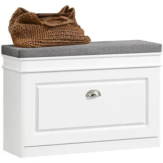 SoBuy FSR82 75 x 51 x 24 cm weiß / weiß