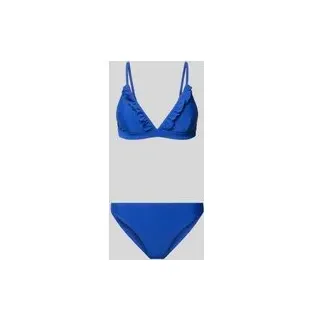Bikini-Set mit Rüschen Modell 'Beau', Royal, 34