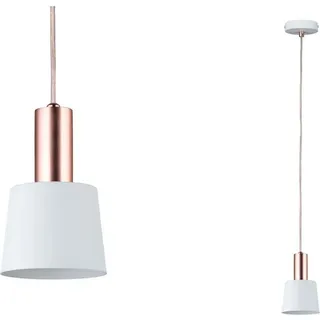 Paulmann 796.56, Flexible Halterung, Kupfer, Weiß, Holz, Metall, Rund, Drinnen - Kupfer/Weiß