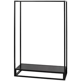 HR Direktverkauf GmbH Kleiderständer Kleiderständer "Construct" mit Ablage, Design-Garderobe, 1 große Ablage schwarz