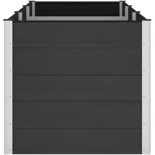 vidaXL Hochbeet 300 x 100 x 91 cm Schwarz