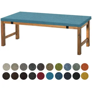 Aselbia Bankauflage Sitzkissen 140X35X5CM,Waschbare Rutschfestes Bankkissen Sitzauflage Bequeme Bankpolster für Bank, Fensterbank, Gartenmöbel, Terrasse, Drinnen,Blauer See