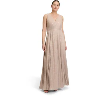 Vera Mont Abendkleid mit Plissee in Cream/White | Gr.: 38
