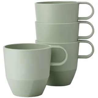 Mepal Silueta Henkelbecher 300 ml 4er Set Nordic sage