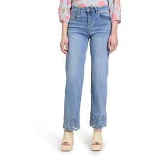 Cartoon Stretch-Jeans mit Stickerei Blau | Gr.: 40