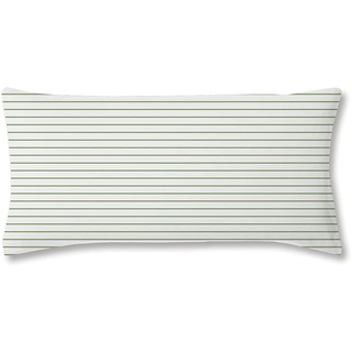 ESTELLA Kissenbezug Meadow | Grün | 40x80 cm | ideale Passform und praktischer Reißverschluss | trocknerfeste Kissenhülle aus 100% Baumwolle
