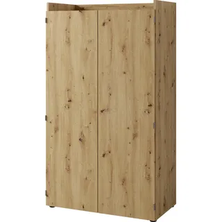 byLIVING Sekretär BYLIVING "Janne", braun (artisan eiche), B:80cm H:141cm T:40cm, Sekretäre, Sekretär, platzsparende Arbeitslösung für den Wohnraum mit viel Stauraum