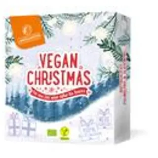 Landgarten Vegan Christmas Adventskalender 2026 mit 24 Bio Schoko-Snacks