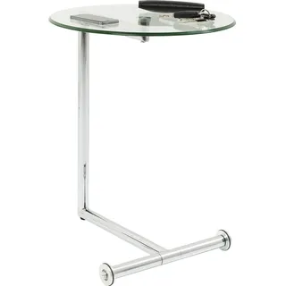 Kare DESIGN Beistelltisch Easy Living 70629 Glas Silber