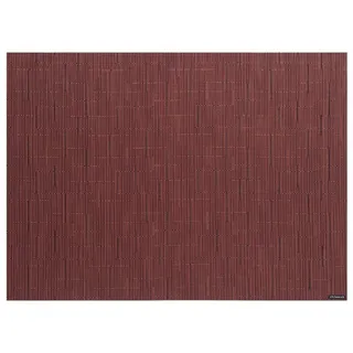 Chilewich Platzset Bamboo Rectangle Cranberry, (1-St) rot