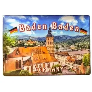 Baden Baden, Deutschland, Baden Baden Souvenir- Baden Baden Kühlschrankmagnet,Fridge Magnet. Baden Württemberg