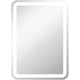 Homcom Badspiegel 500 x 700 x 40 mm Silber