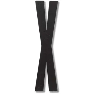 Design Letters - Holzbuchstabe, Buchstaben - X - Holz - schwarz