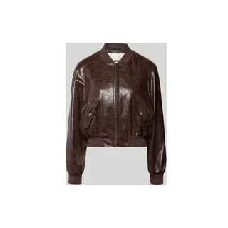 Bomberjacke in Leder-Optik Modell 'MARHAM', Bordeaux, $listsize[$i].replace('"','"')