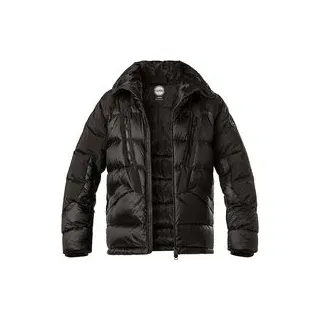 COLMAR Herren Daunenjacke schwarz Mikrofaser unifarben, schwarz, Herbst/Winter 2024/2025