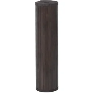vidaXL Teppich, Rechteckig Dunkelbraun 80x300 cm Bambus