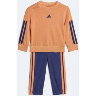 adidas Baby Jogginganzug I 3S FT JOG 240 KB9627 92 - Dusky Orange/Dark Blue - 92