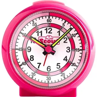Scout Kinder Wecker 166000020 LearnTheTime rosa pink