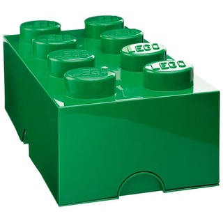 LEGO Aufbewahrungsbox Spielzeugkiste Box 8er, 50x25x18 cm, stapelbar, Farbe:dunkelgrün