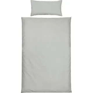 Erwin Müller Bettwäsche Schwandorf Tencel™ Lyocell hellgrau Größe 1x 135x200 cm + 1x 40x80 cm