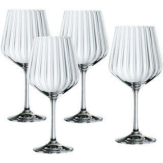 Spiegelau & Nachtmann, 9-teiliges Gin & Tonic-Set, 4x Gin Tonic-Gläser (637 ml), 4x Glastrinkhalme, 1x Reinigungsbürste, Tastes Good, 103143