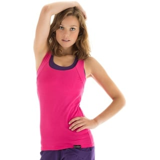 Winshape Damen Cross Back Top Fitness Freizeit Sport Essential Slim Fit, Pink, XL, WVR25