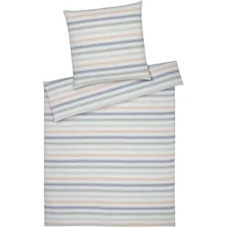 ELEGANTE Bliss Halbleinen Beige 135 x 200 cm + 80 x 80 cm