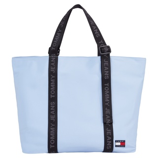 Shopper TOMMY JEANS "TJW ESSENTIAL DAILY TOTE" Gr. B/H/T: 49 cm x 35 cm x 22 cm, blau (moderate blue) Damen Taschen Handtaschen