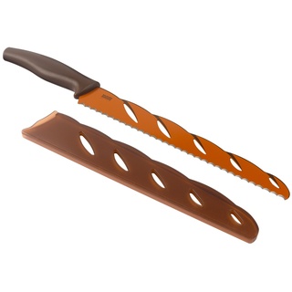 KUHN RIKON Brotmesser mit Wellenschliff Klingenlänge 26,5 cm