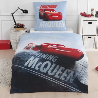 termana Cars Motiv Blau 135 x 200 cm + 80 x 80 cm