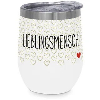 Thermobecher Lieblingsmensch aus Edelstahl