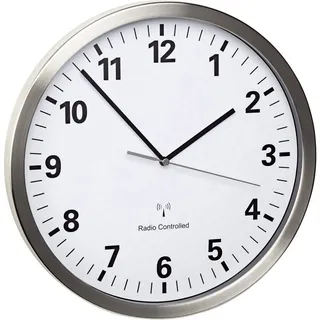 TFA Funk-Wanduhr 60.3523.02 weiß