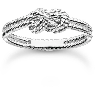 THOMAS SABO Damen Ring Seil mit Knoten Silber 925 Sterlingsilber TR2399-001-21