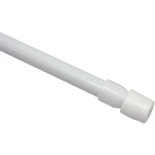 GARDINIA Klemmstange 1-läufig Ø 8 mm 45 cm Weiß
