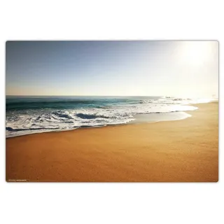 cover-your-desk Schreibtischunterlage Am Strand 60 x 40cm Blau