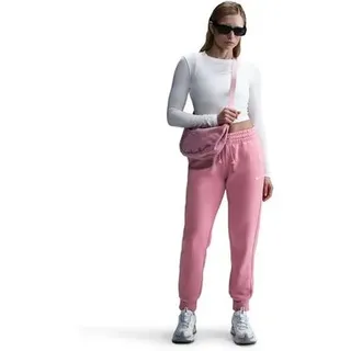 NIKE Damen Hose W NSW PHNX FLC MR PANT STD, Größe XL in Pink Pink