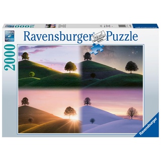 Ravensburger Puzzle 17443 - Stimmungsvolle Bäume und Berge 2000 Teile Puzzle für Erwachsene und Kinder ab 14 Jahren