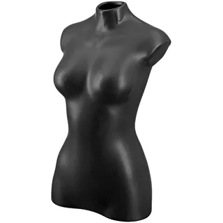 MF Keramik XL Vase Black Lady Schwarz Matt Deko Exklusive Hochwertige Vase Höhe 25cm Frauenkörper Sexy
