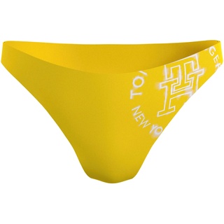 Bikini-Hose TOMMY HILFIGER SWIMWEAR "BIKINI" Gr. M (38), N-Gr, gelb (vivid yellow) Damen Badehosen Ocean Blue für Schwimmen